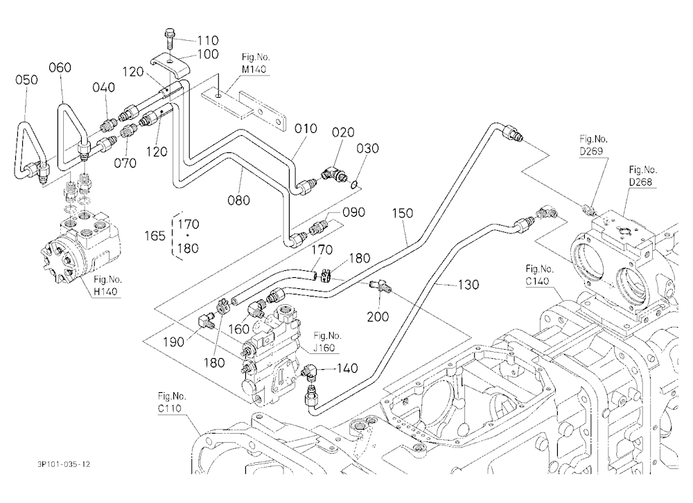 Hydraulic Oil Line (Steering/Pto)