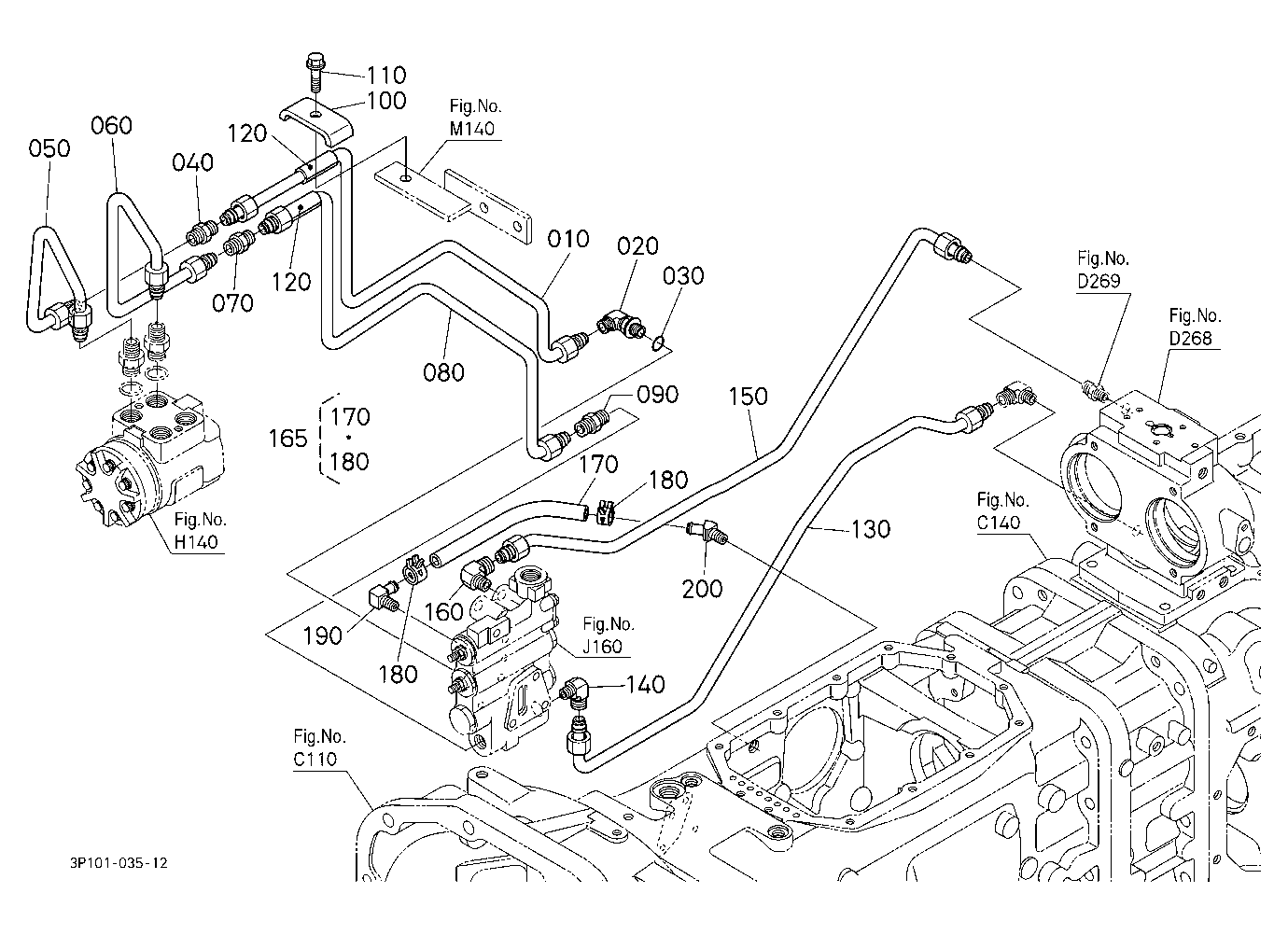 Hydraulic Oil Line (Steering/Pto)