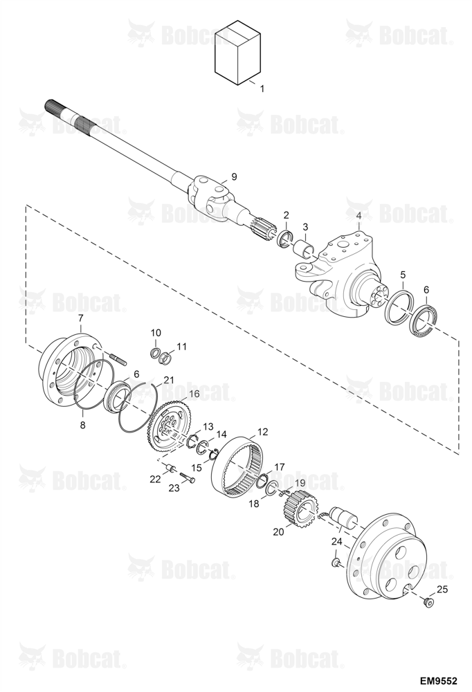 Planetary Reducer Kit (RH Front, LH Rear)