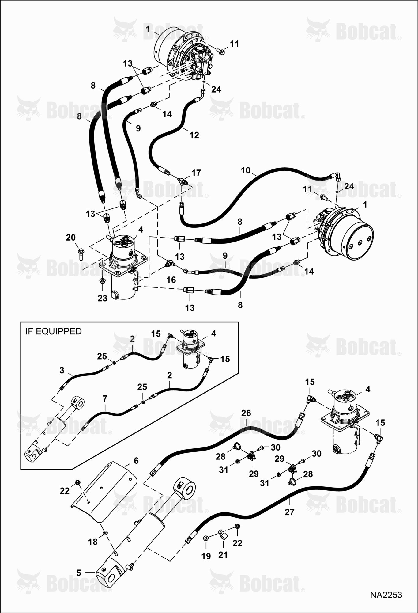 Hydraulic Circuitry (Lower)