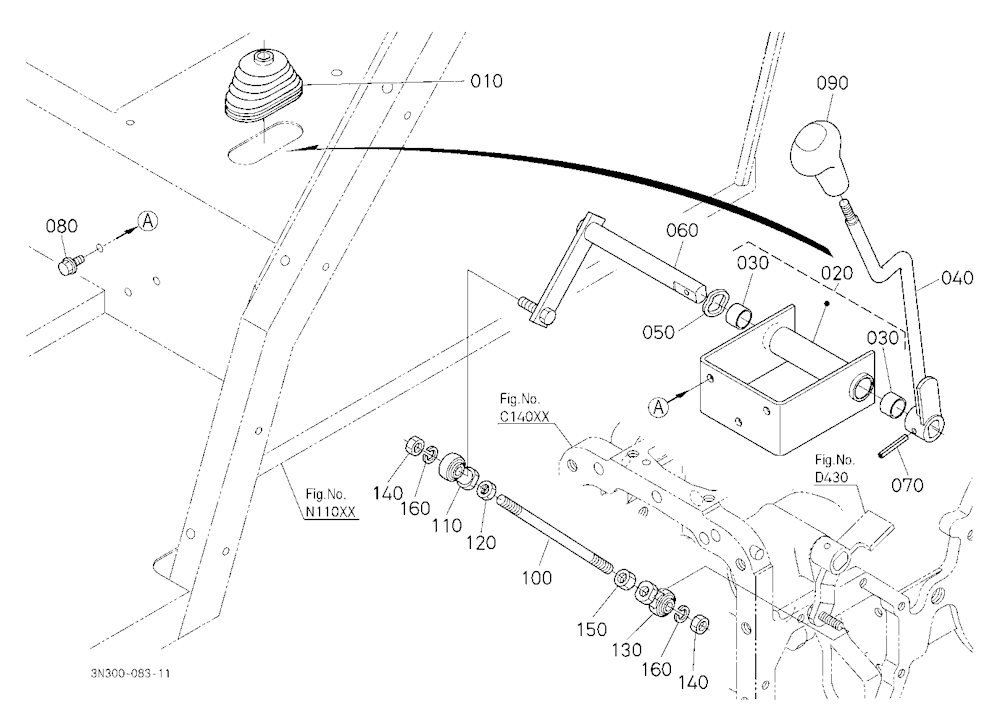 Pto Clutch Lever [Previous Cab Type]