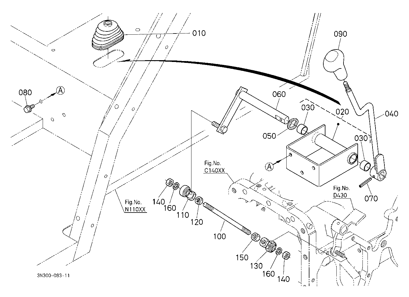Range Gear Shift Lever