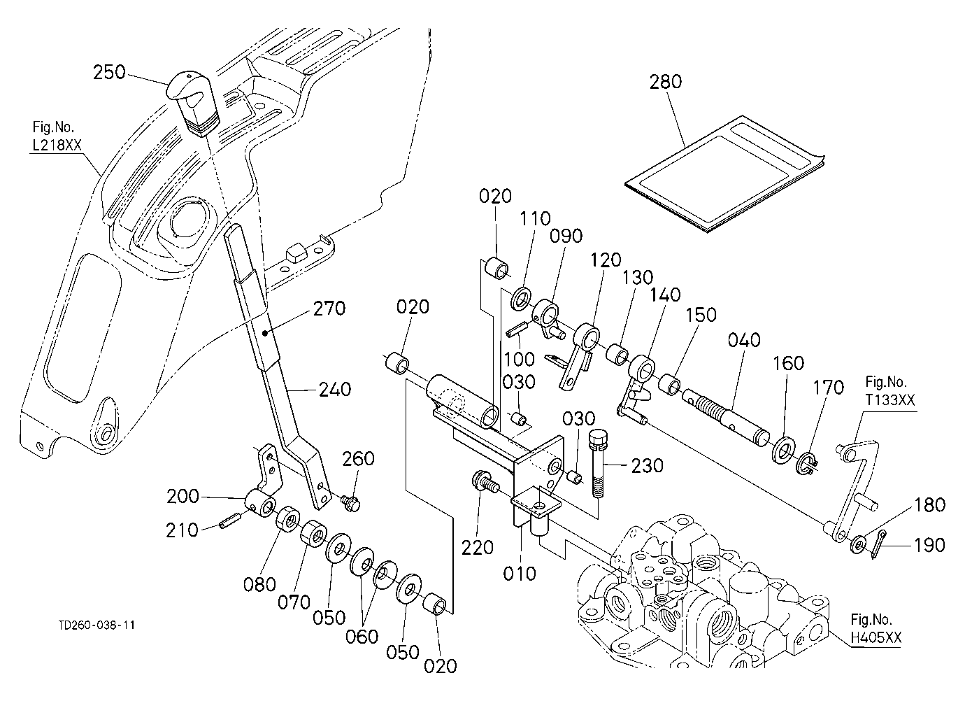 Position Control Lever (With Draft) (W/G No.L8374)