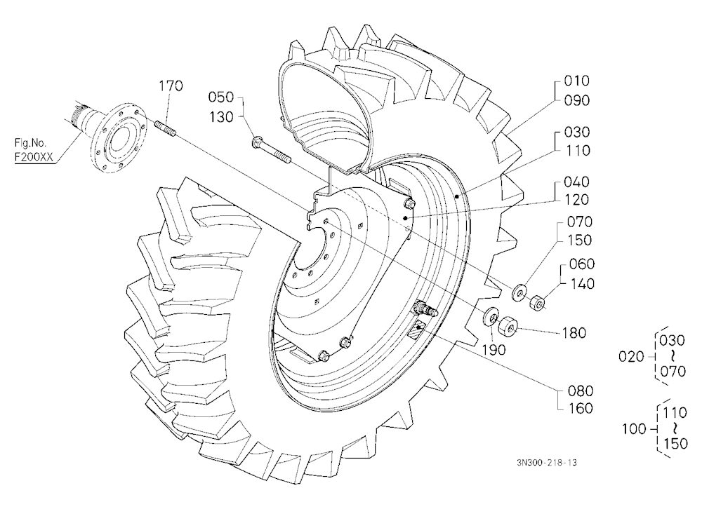 Rear Wheel (18.4-34)