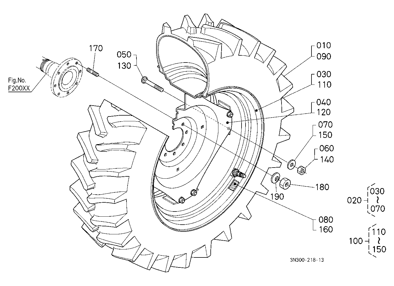 Rear Wheel (18.4-34) [A]