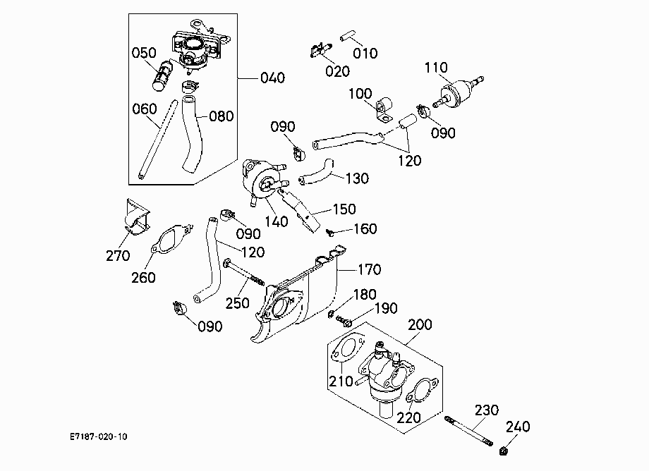 CARBURETOR (T1880A S.No.<=21102)