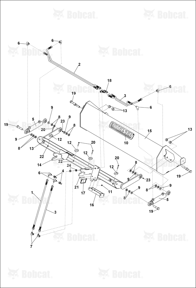 48" Hydraulic Slip Scoop Parts