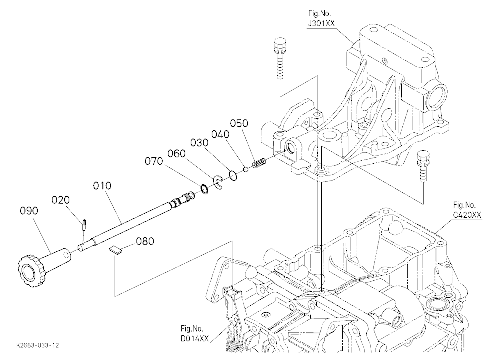 Fall Adjustment Shaft