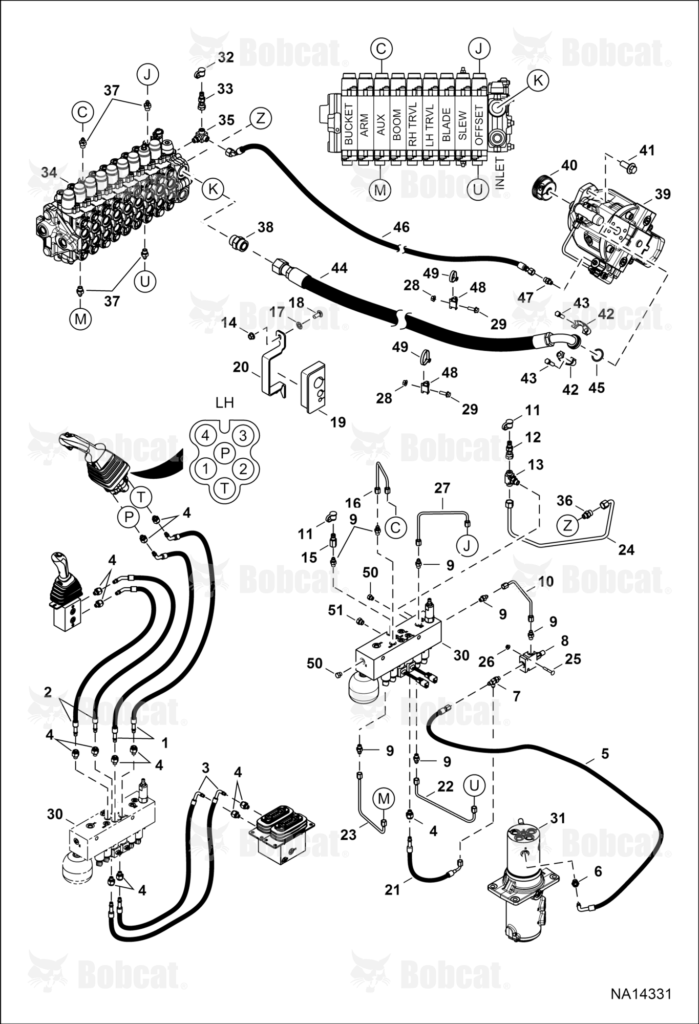 Hydraulic Circuitry (Manifold and Pump)