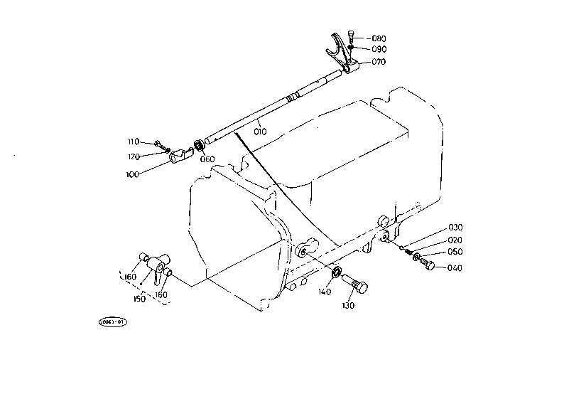 Pto Gear Shift Fork (Dc)