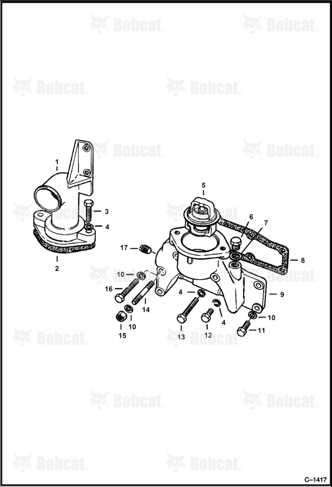 Water Outlet Body (Perkins)
