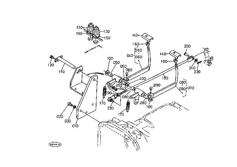 Diff.Lock Pedal 2 (4Wd) With Cab
