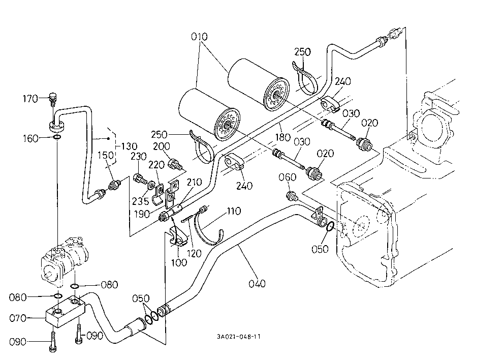 Hydraulic Oil Line [Old Type]