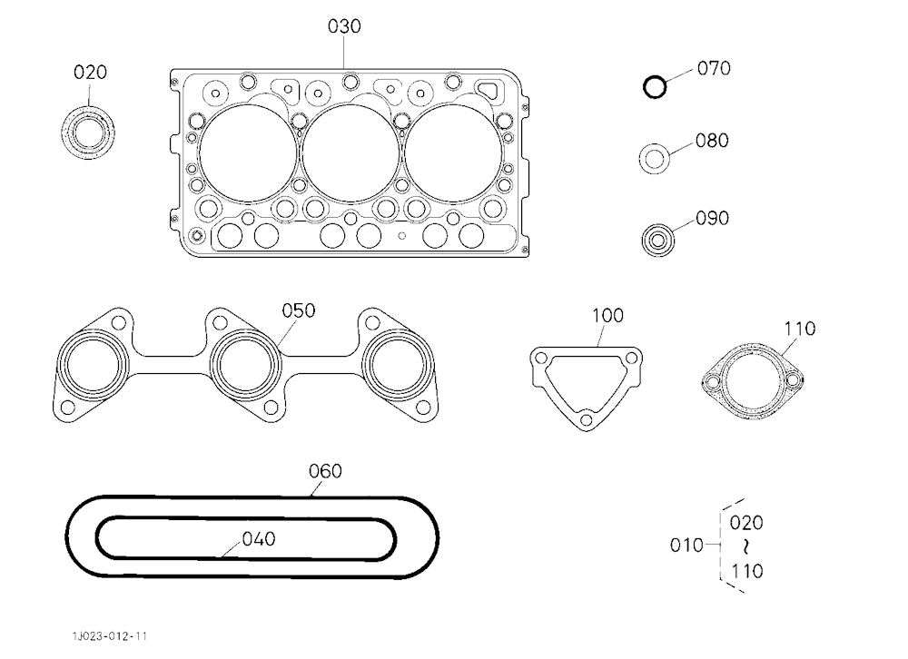 Upper Gasket Kit