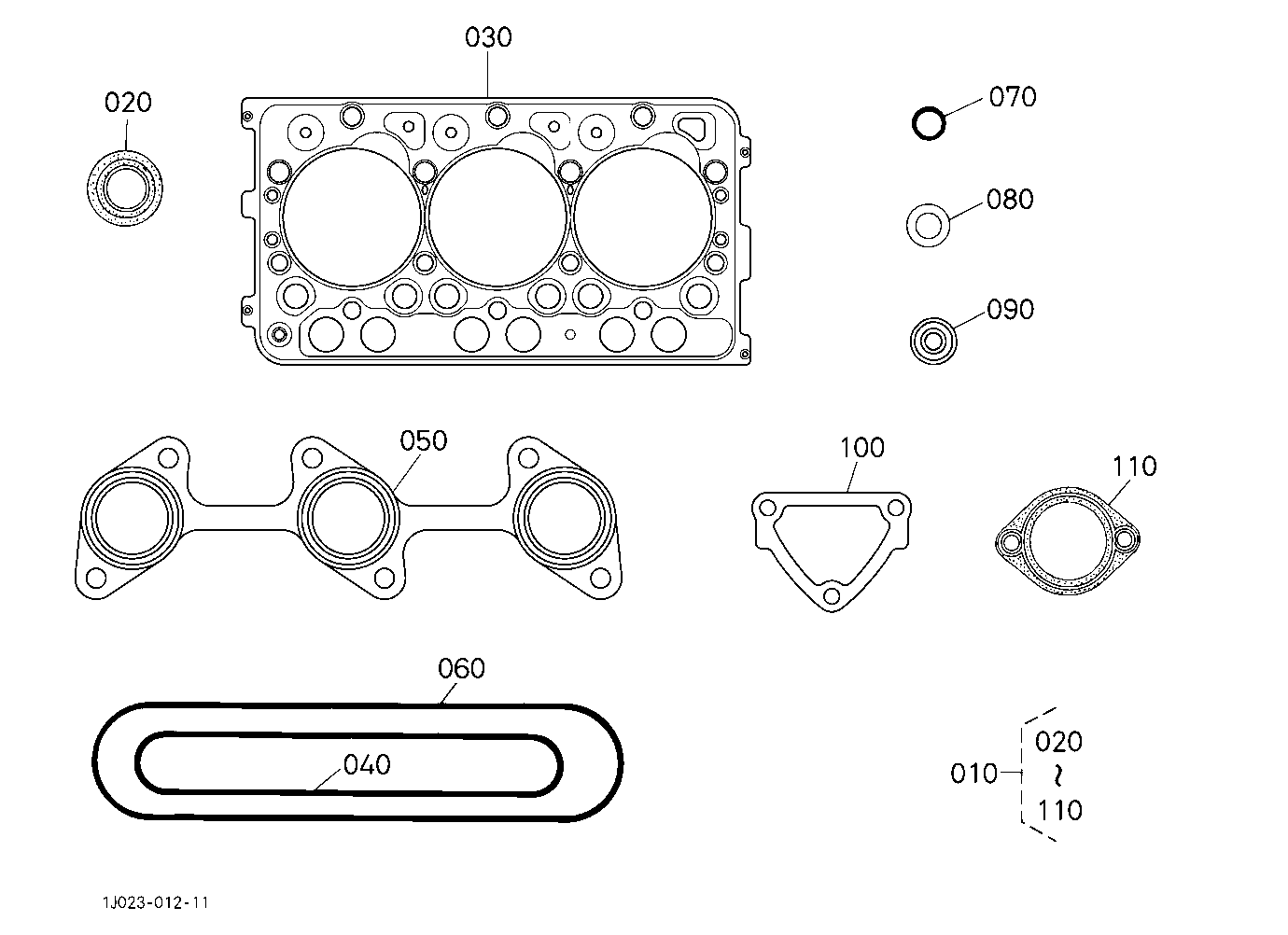 Upper Gasket Kit