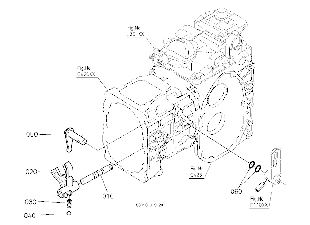 Range Gear Shift Fork