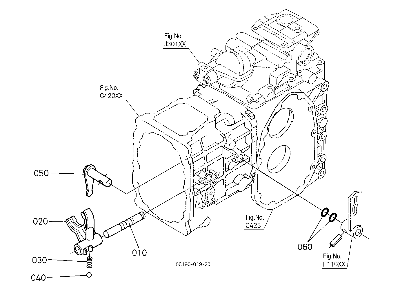 Range Gear Shift Fork