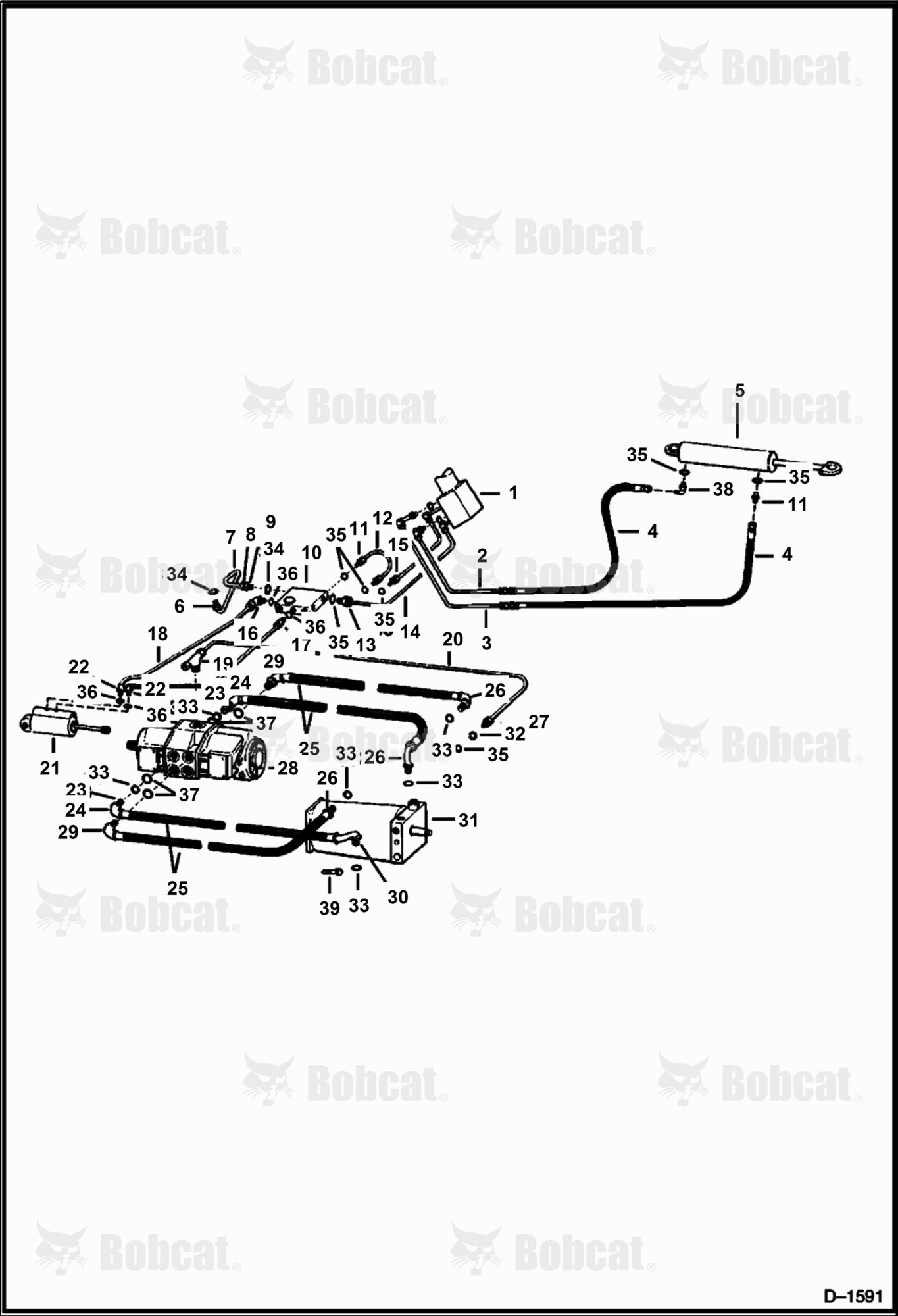 Hydrostatic Circuitry  502713001 - 502713060
