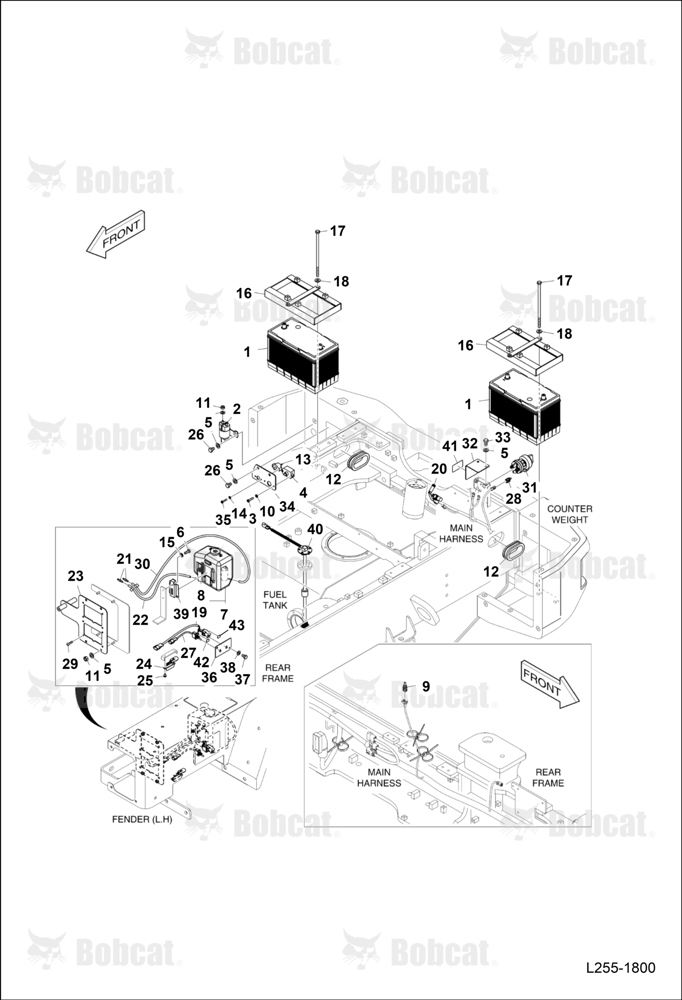 Rear Frame (Electrical Parts)