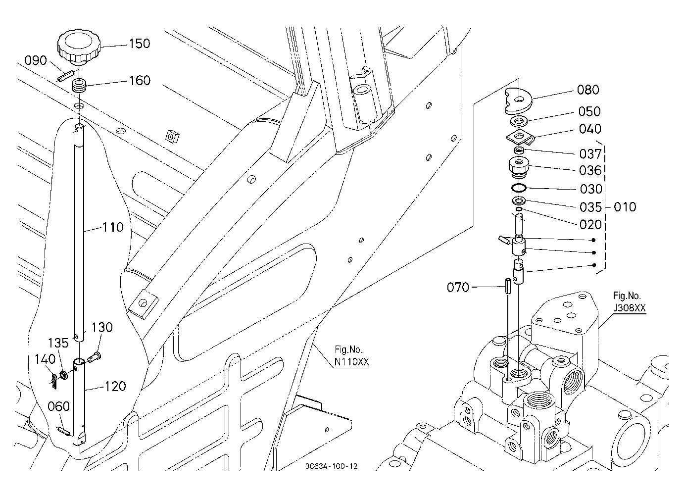 Lowering Lock Lever