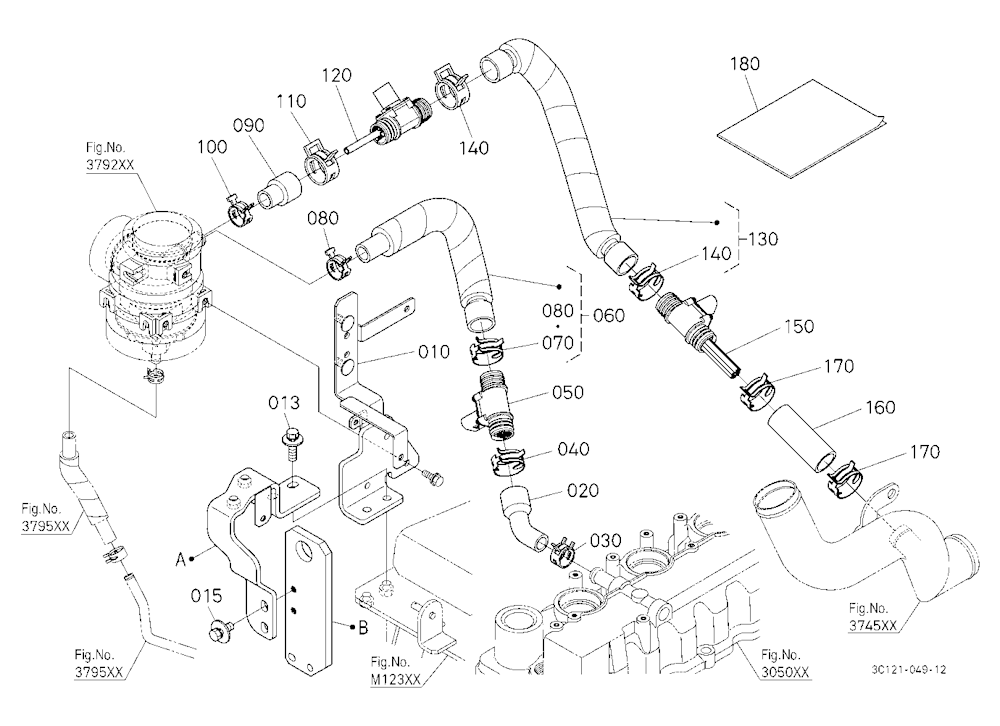 Heater Kit (Heater/Pipe) (W/G No.M3131) [Option] [
