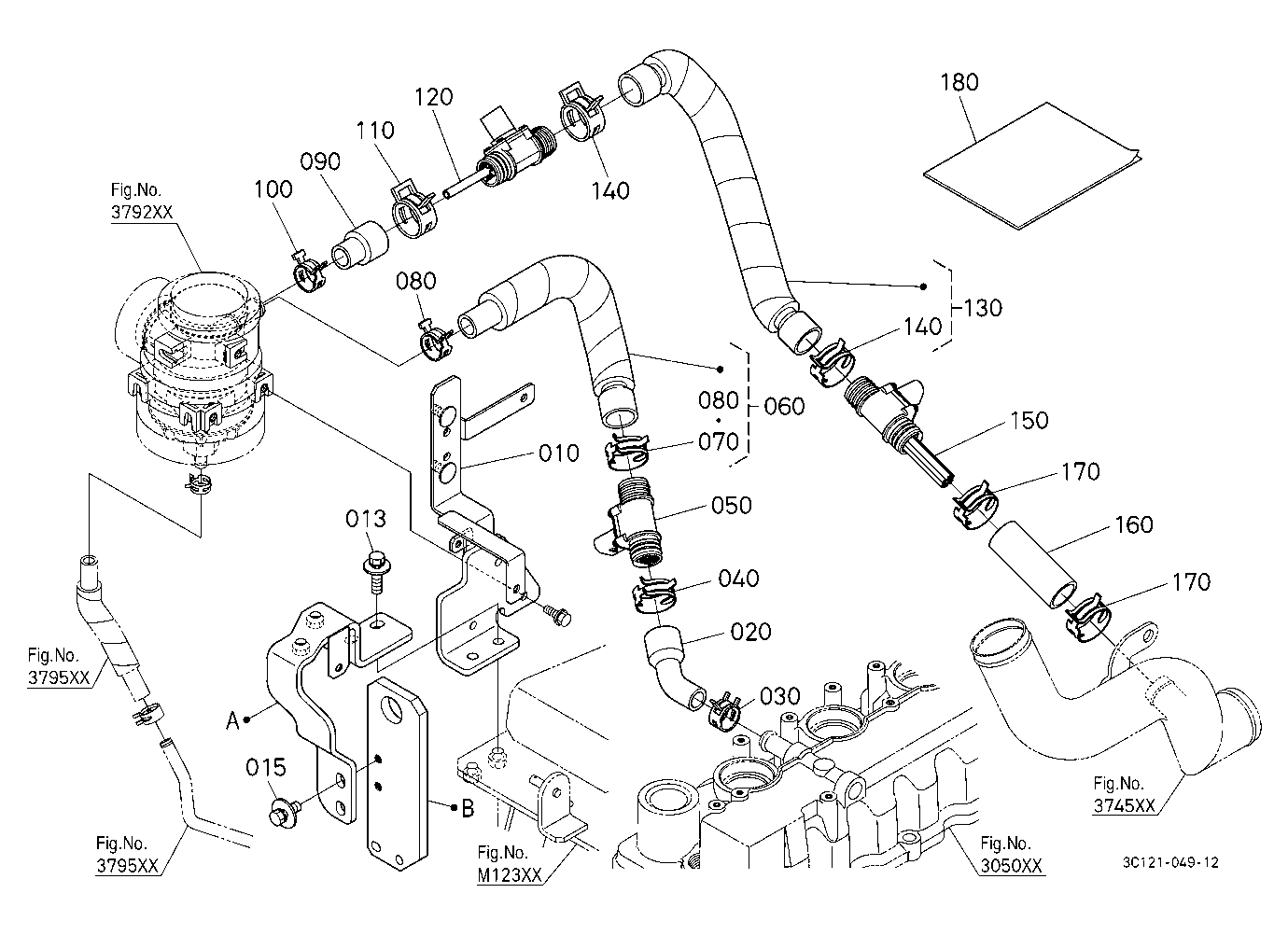 Heater Kit (Heater/Pipe) (W/G No.M3131) [Option] [