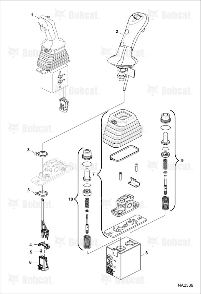 Blade Joystick (W/Angle Blade) AG3411001 - AG3413999