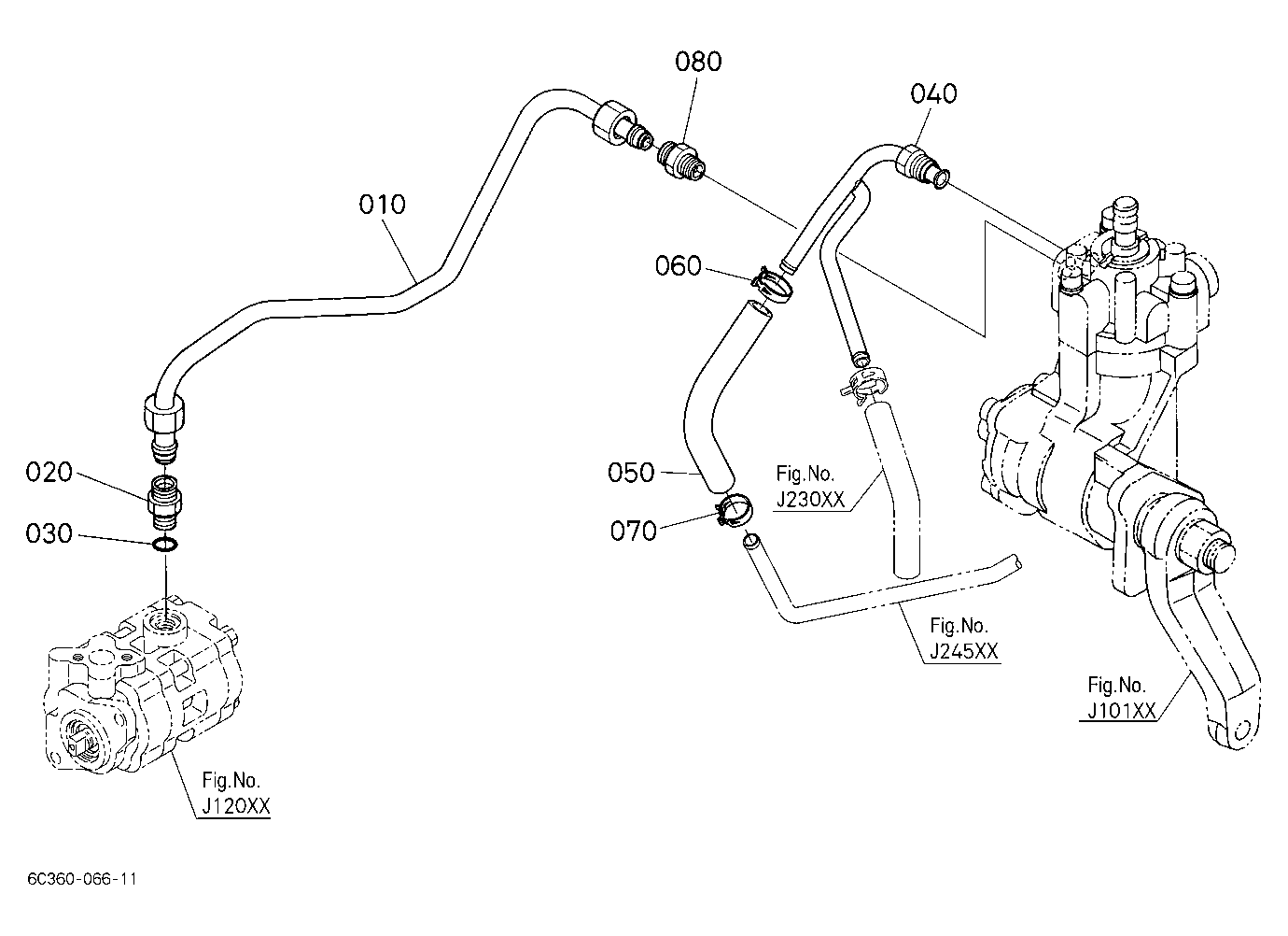 Hydraulic Oil Line (Steering)