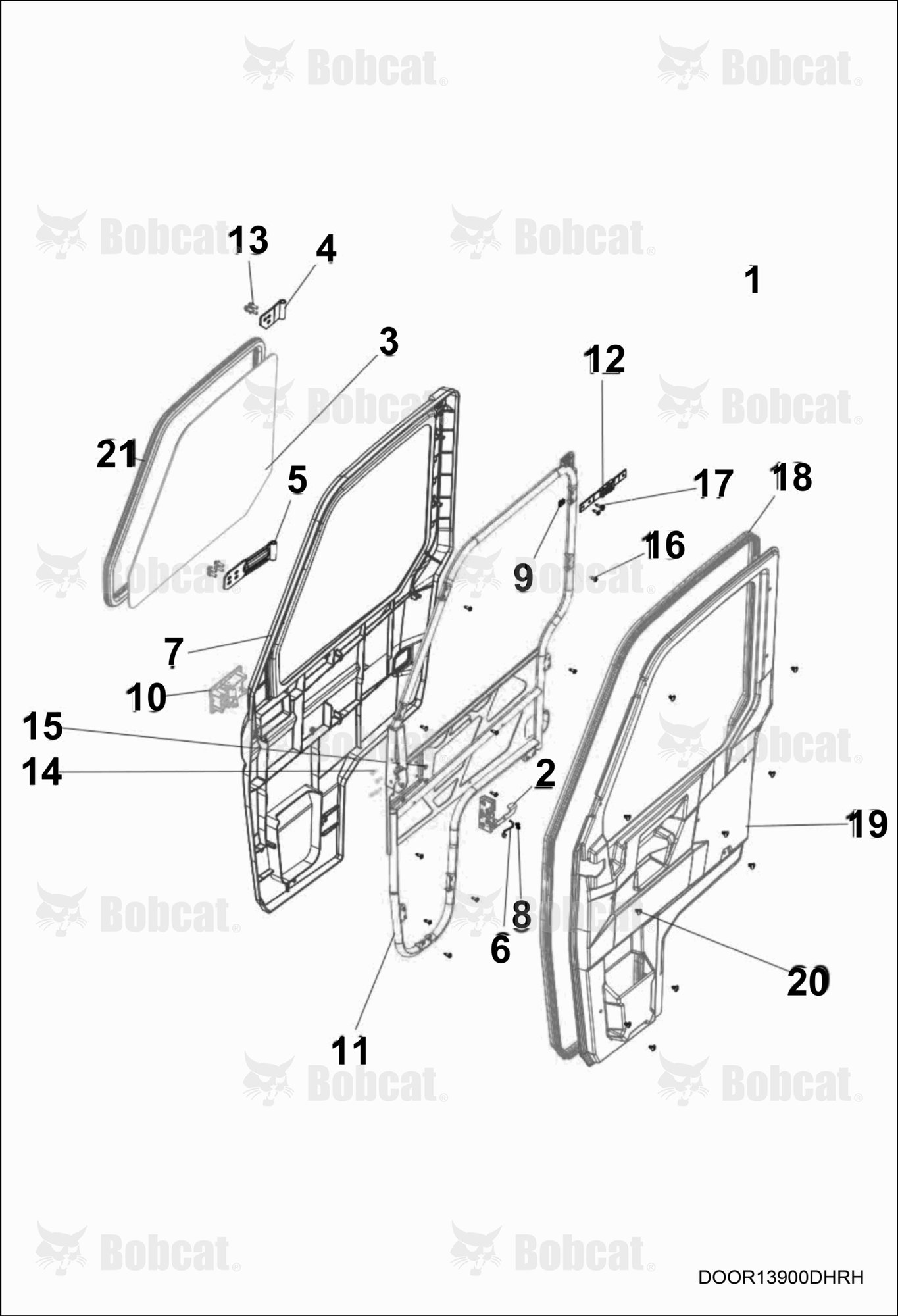 BODY, Doors RH (W/Cab)