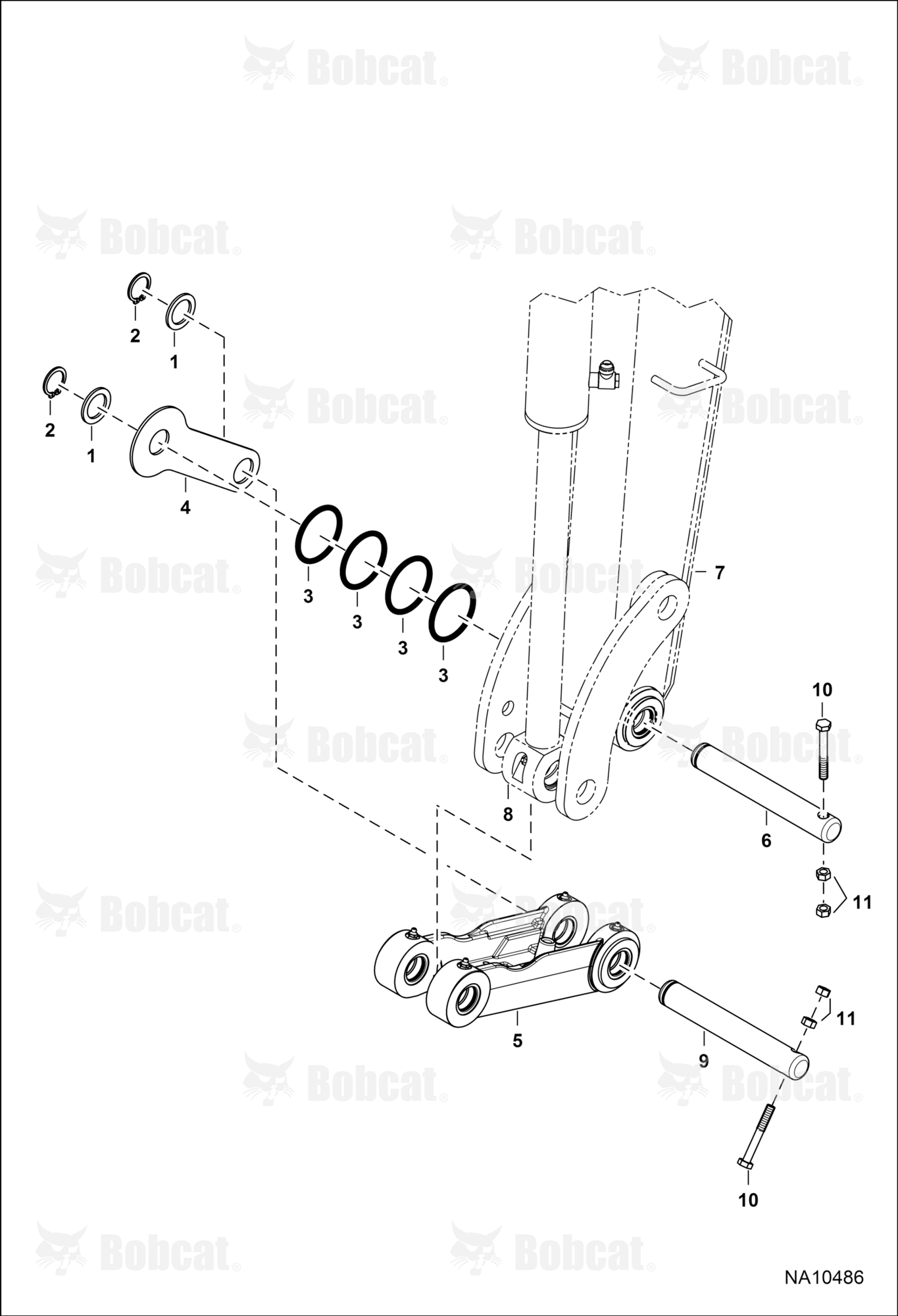 Bucket Link (Pin-On Attachment)