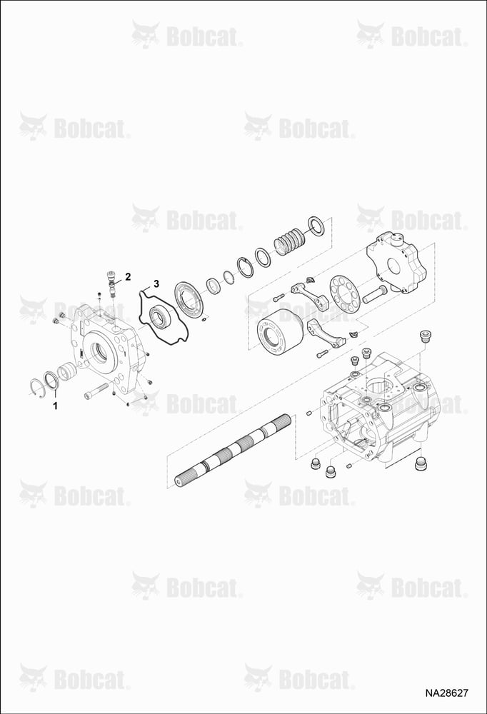 Hydrostatic Motor (Power Unit & Housing)