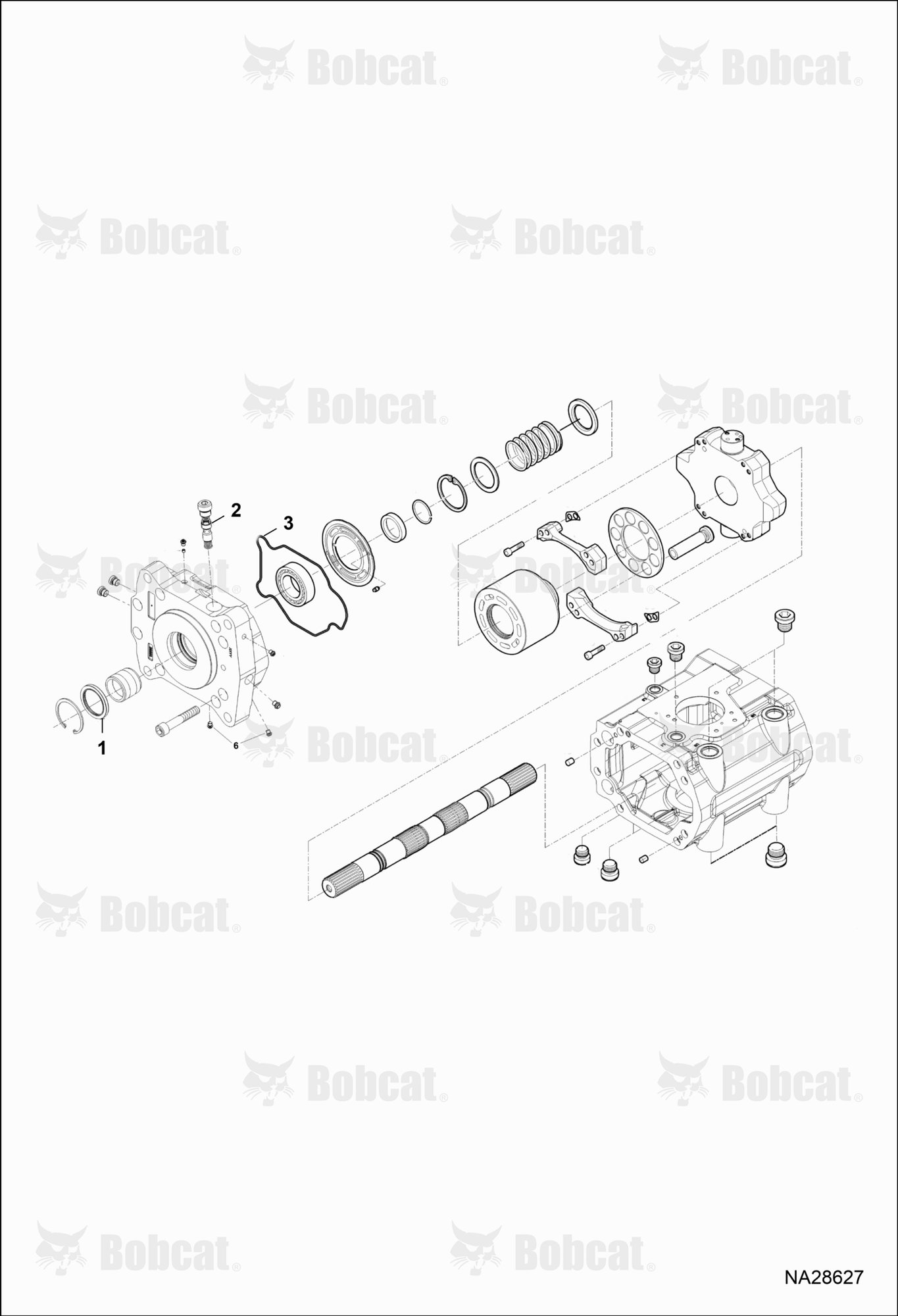 Hydrostatic Motor (Power Unit & Housing)