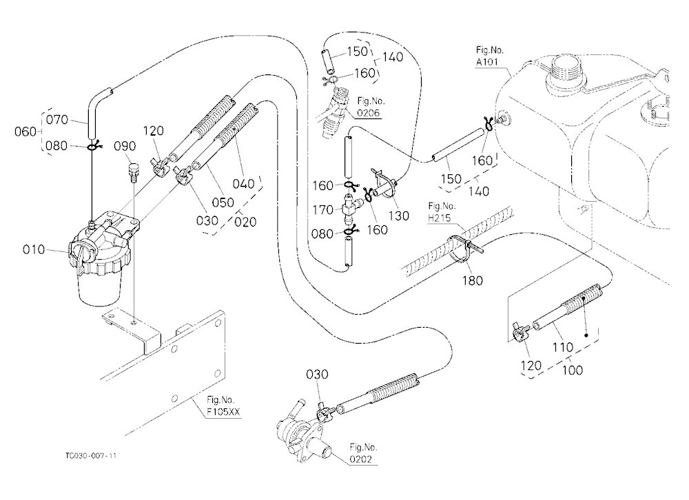 Fuel Pipe And Fuel Filter