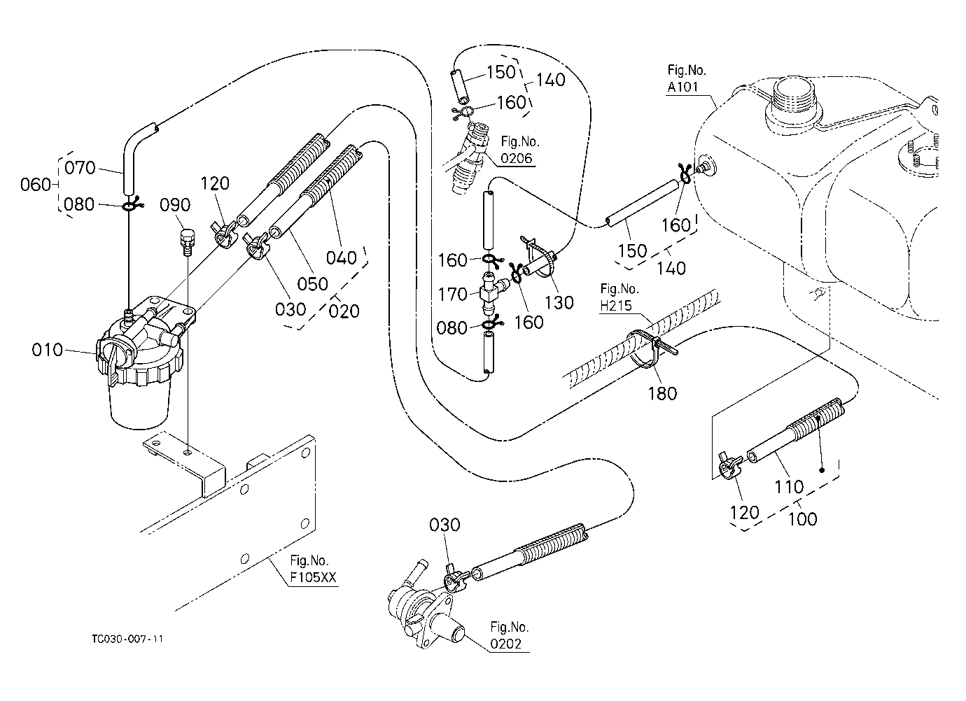 Fuel Pipe And Fuel Filter
