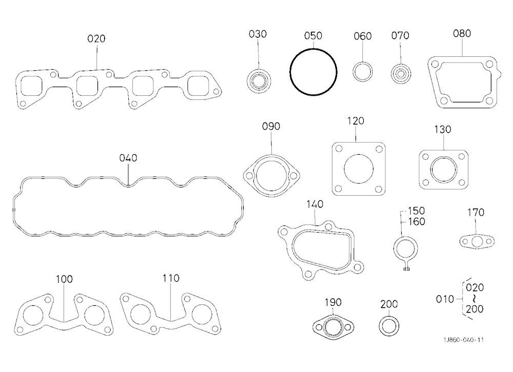 Upper Gasket Kit