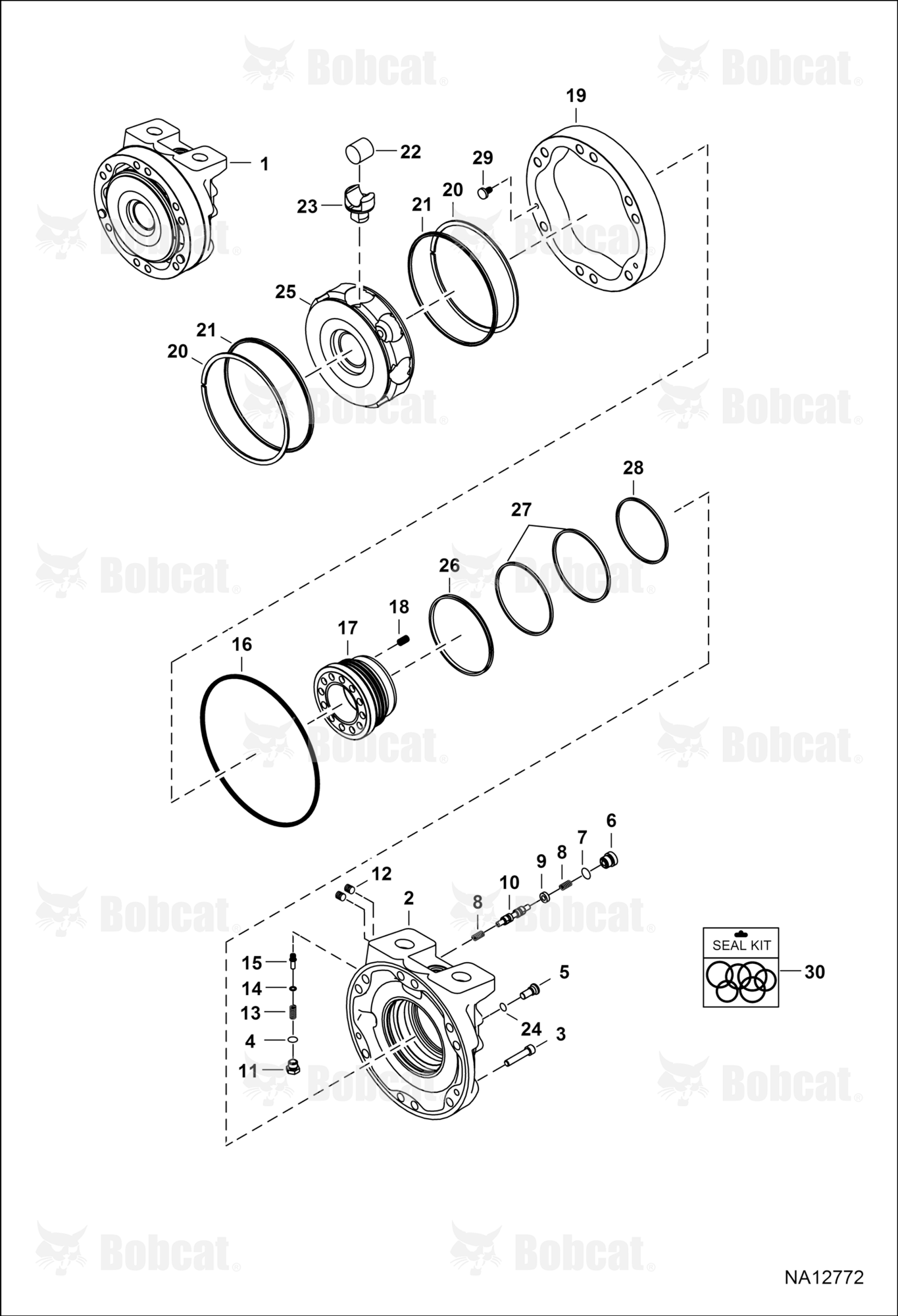 Hydrostatic Motor (Single Speed) (Non-Production) (R921811660)