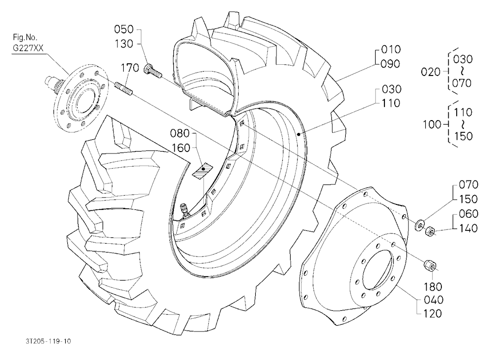 Front Wheel (13.6R24R1) [A]