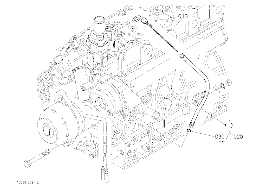 Dipstick And Guide