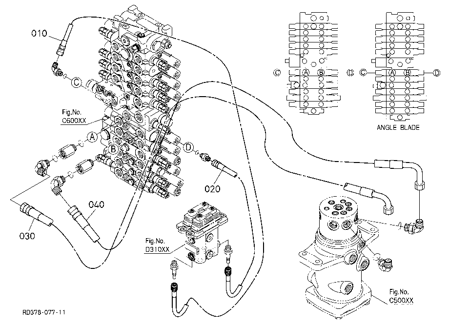 Oil Piping (Travel Rh)