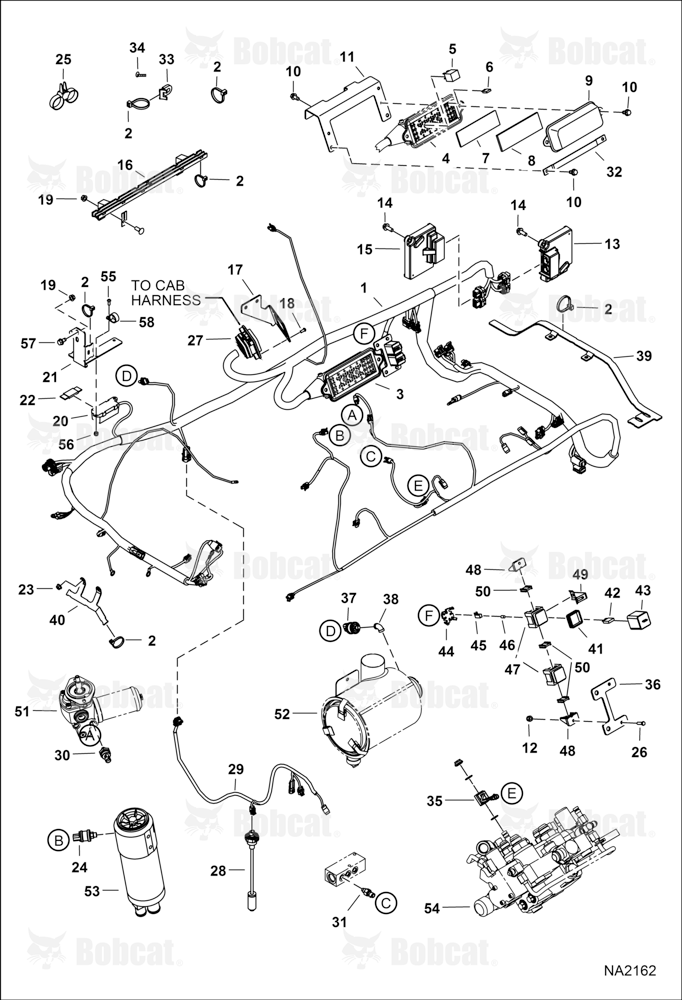 Engine Electrical Circuitry (Frame Harness & Filter Sensors)  A3NT11001 - A3NT12369, A3NU11001 - A3NU11111