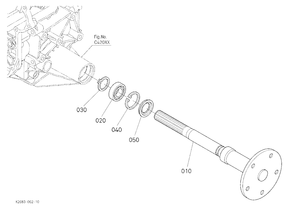 Rear Axle Lh
