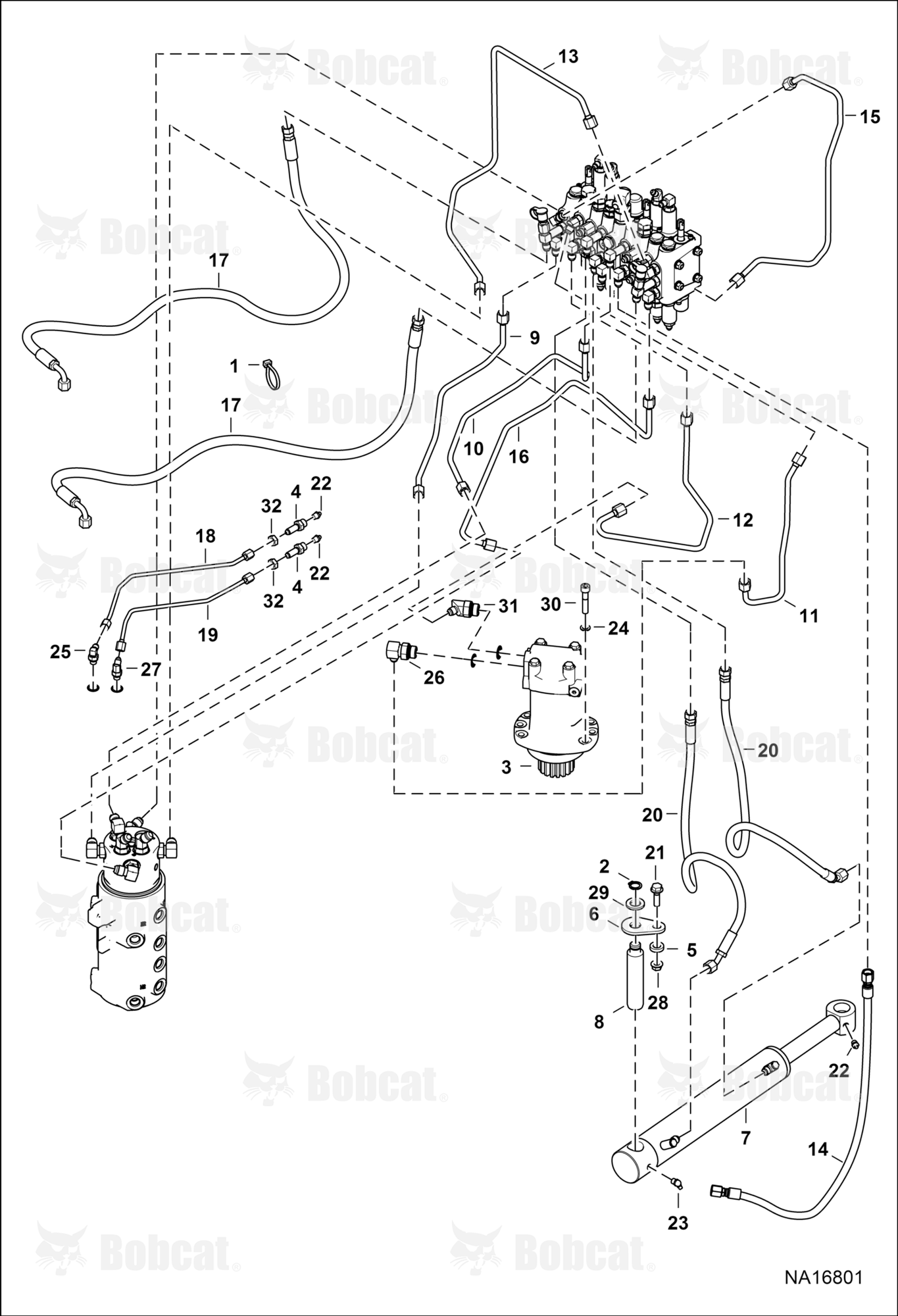 Hydraulic Circuitry (Upper)