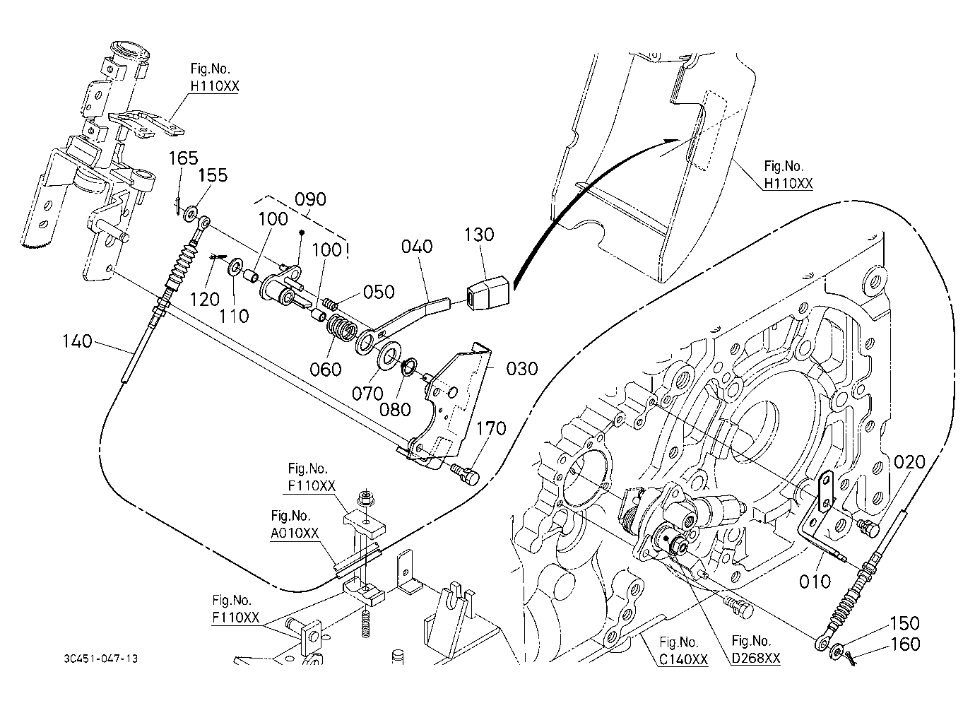 Pto Clutch Lever