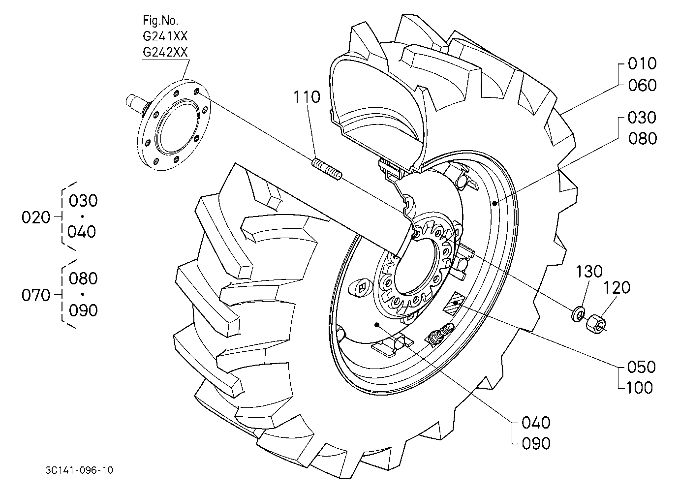 Front Wheel (12.4R24)