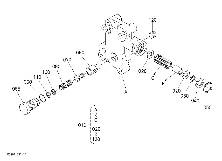 Control Valve (Component Parts)