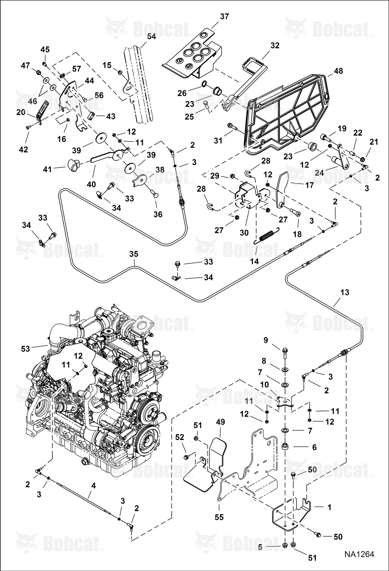 Engine Speed Control (SJC)  A3NT11001 - A3NT11888, A3NU11001 - A3NU11023