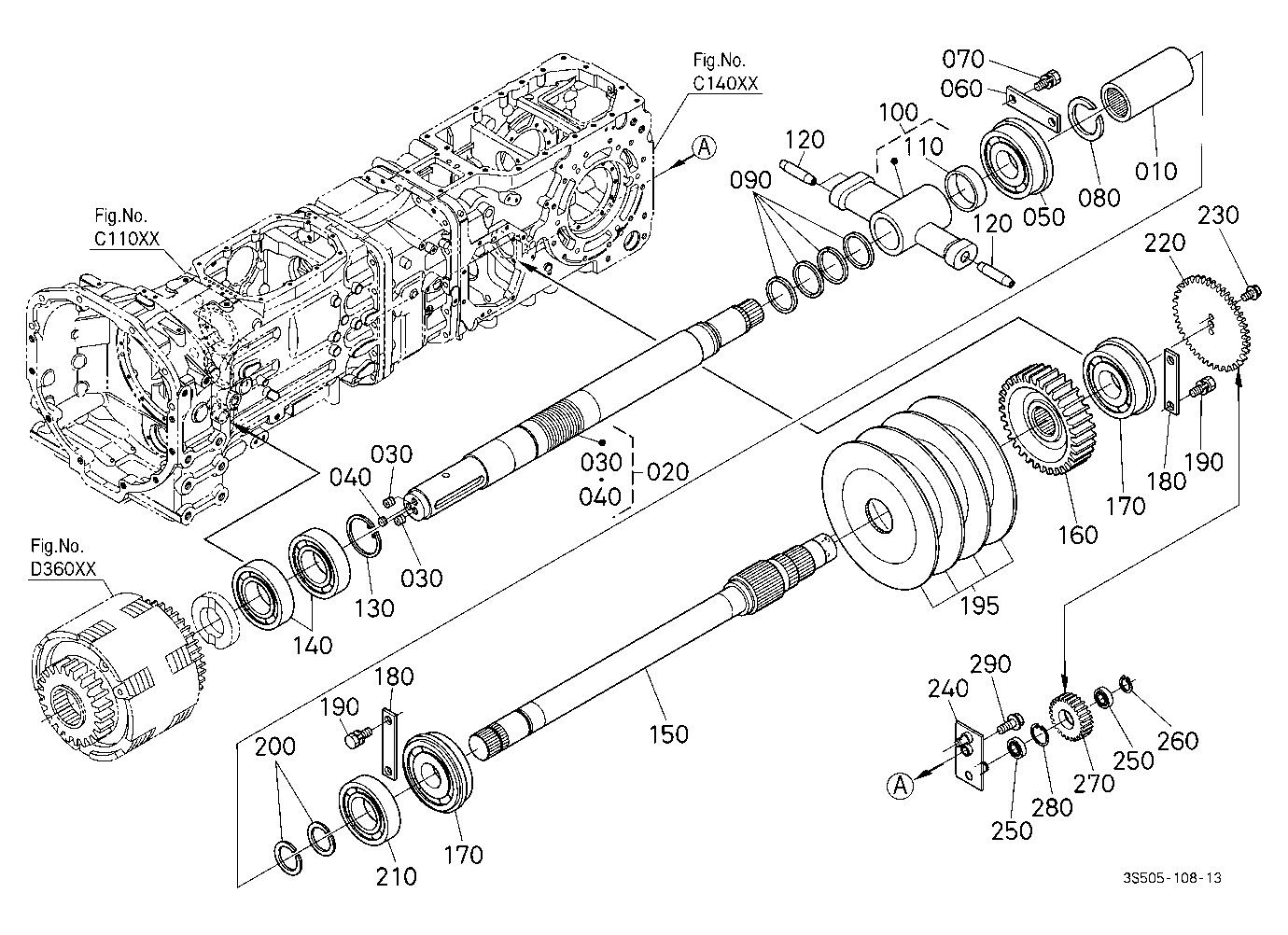 Drive Shaft (Middle/Rear)