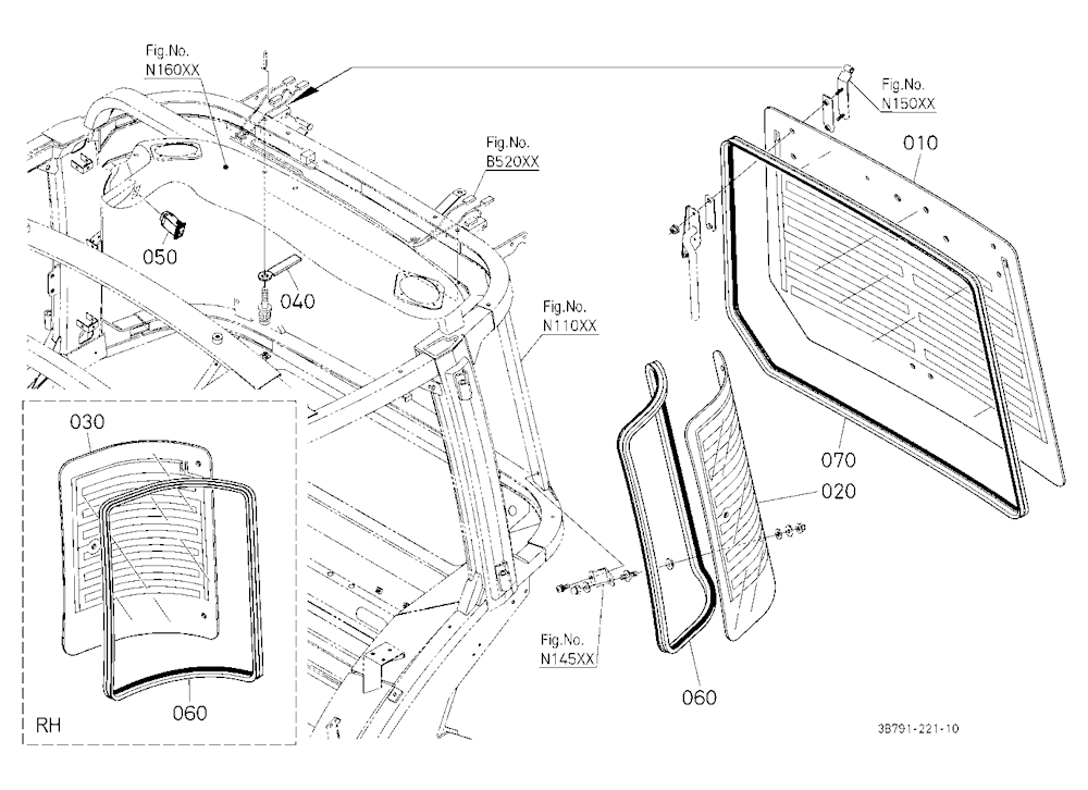 Rear Defogger Kit (Glass) (W/G No.M9119) [Option]