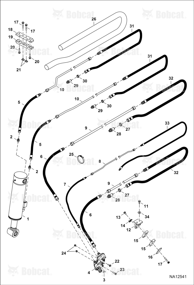 Hydraulic Circuitry (Inner Boom)
