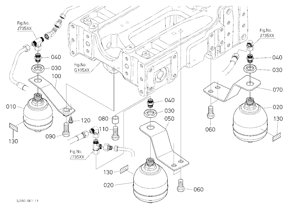 Front Suspension Accumulator [With Front Suspensio